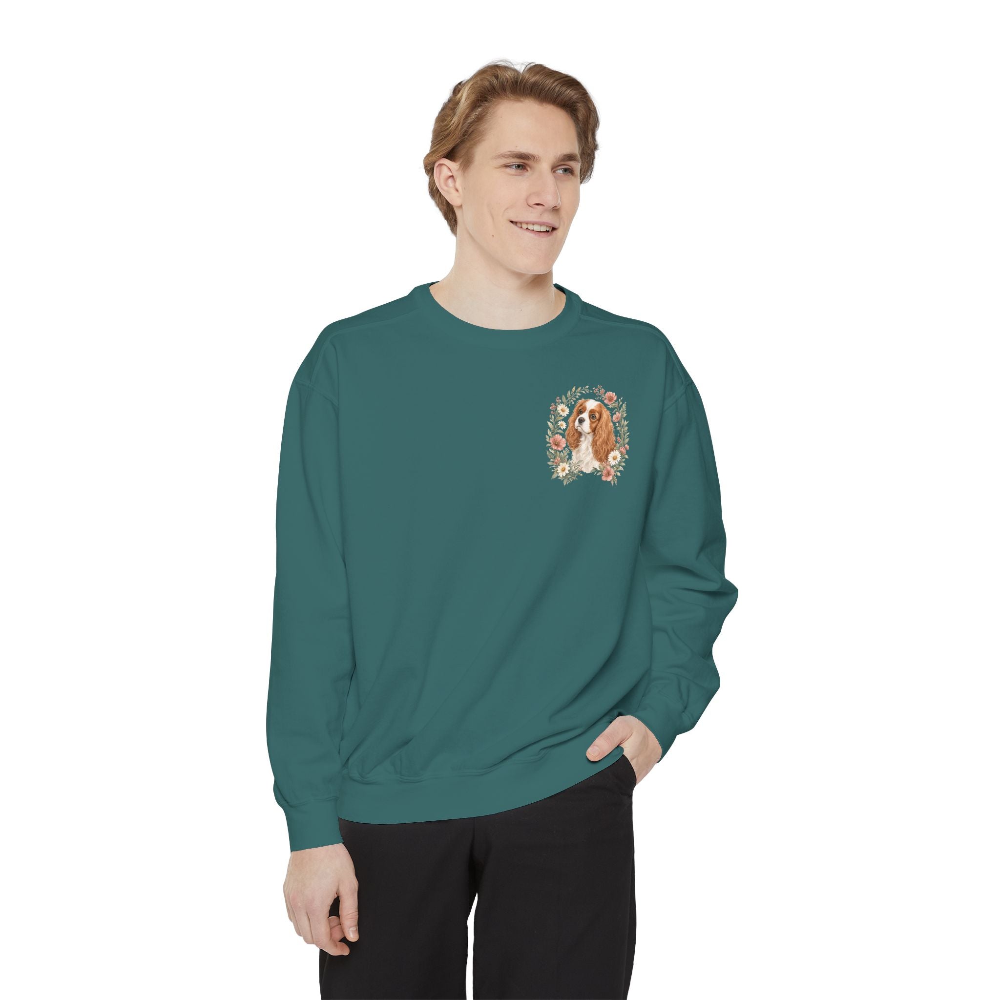 Cavalier Mom Shirt, Cavalier King Charles Spaniel Tee, Dog Mom Gift, Wildflower Dog Lover Sweatshirt