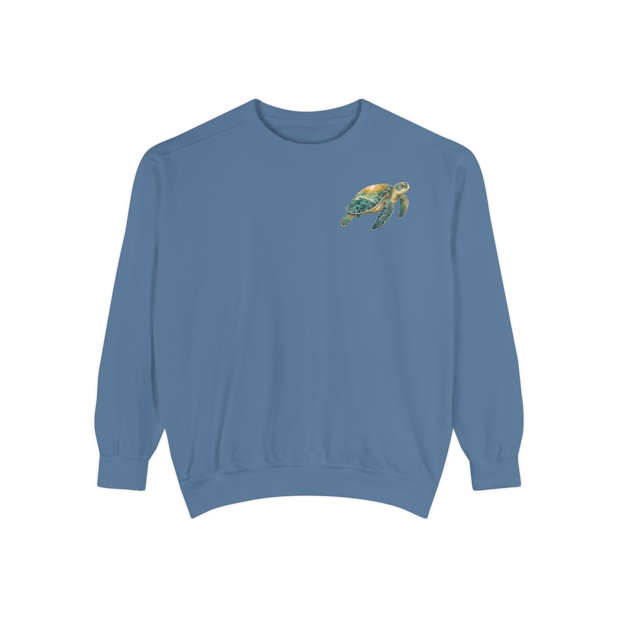 Into the Current I Glide Shirt, Sea Turtle Double Exposure Tee, Ocean Lover Marine Life Gift, Beach Nautical Sweatshirt