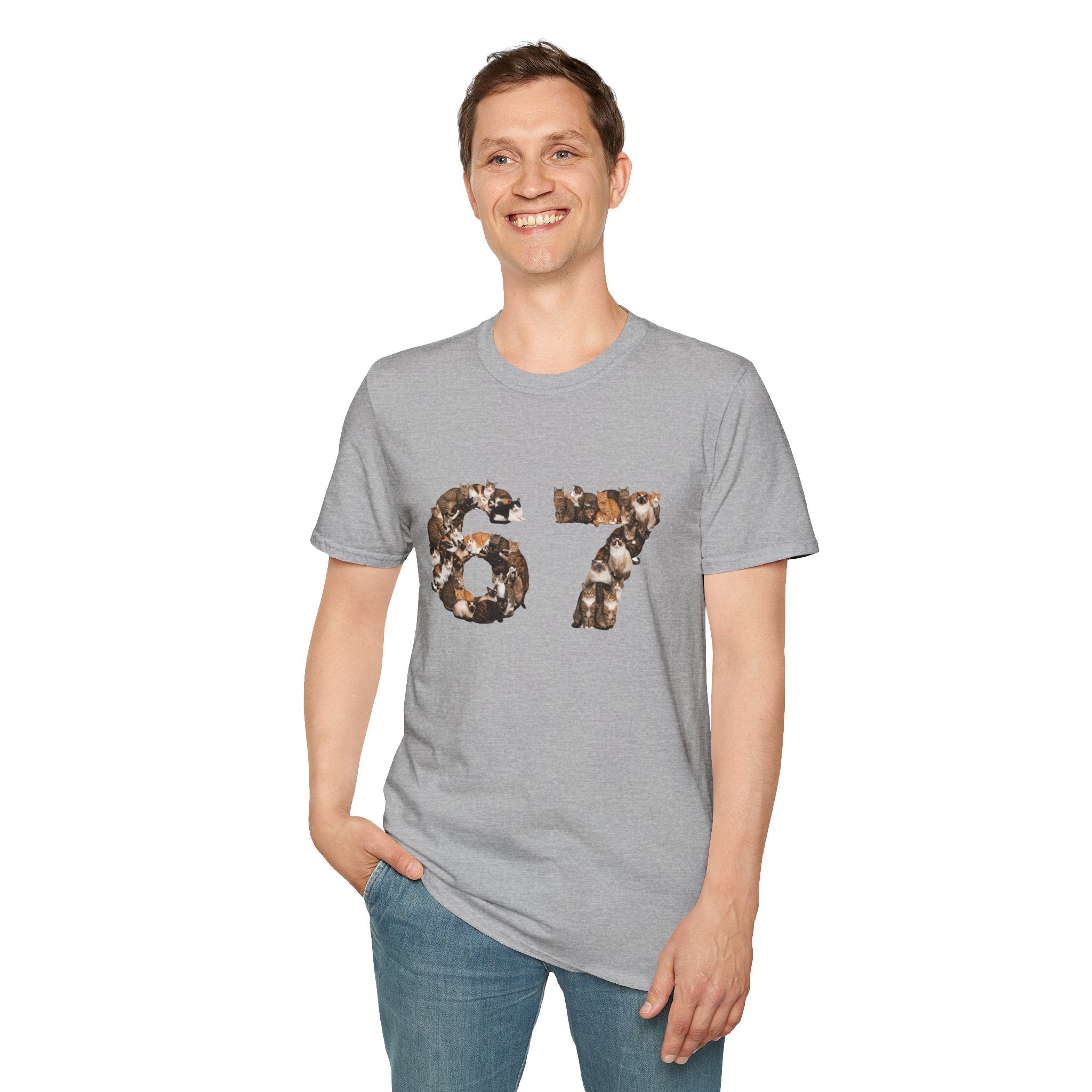 Cats 67 T-Shirt — Funny 67 Meme Tee for Cat Lovers