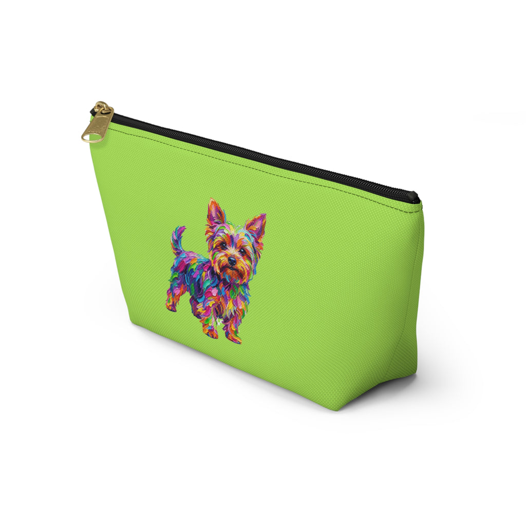 Yorkie Zip Pouch — Cute Yorkie Makeup Bag & Accessory Case