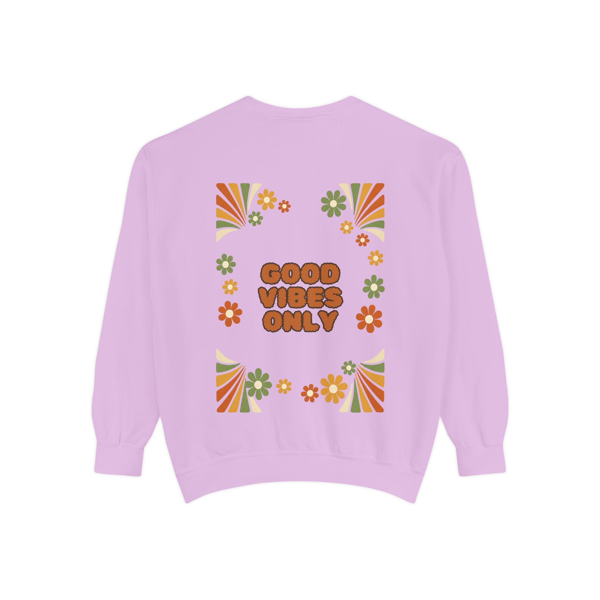 Good Vibes Only Shirt, Retro Groovy Tee, 70s Aesthetic Gift, Positive Affirmation Sweatshirt