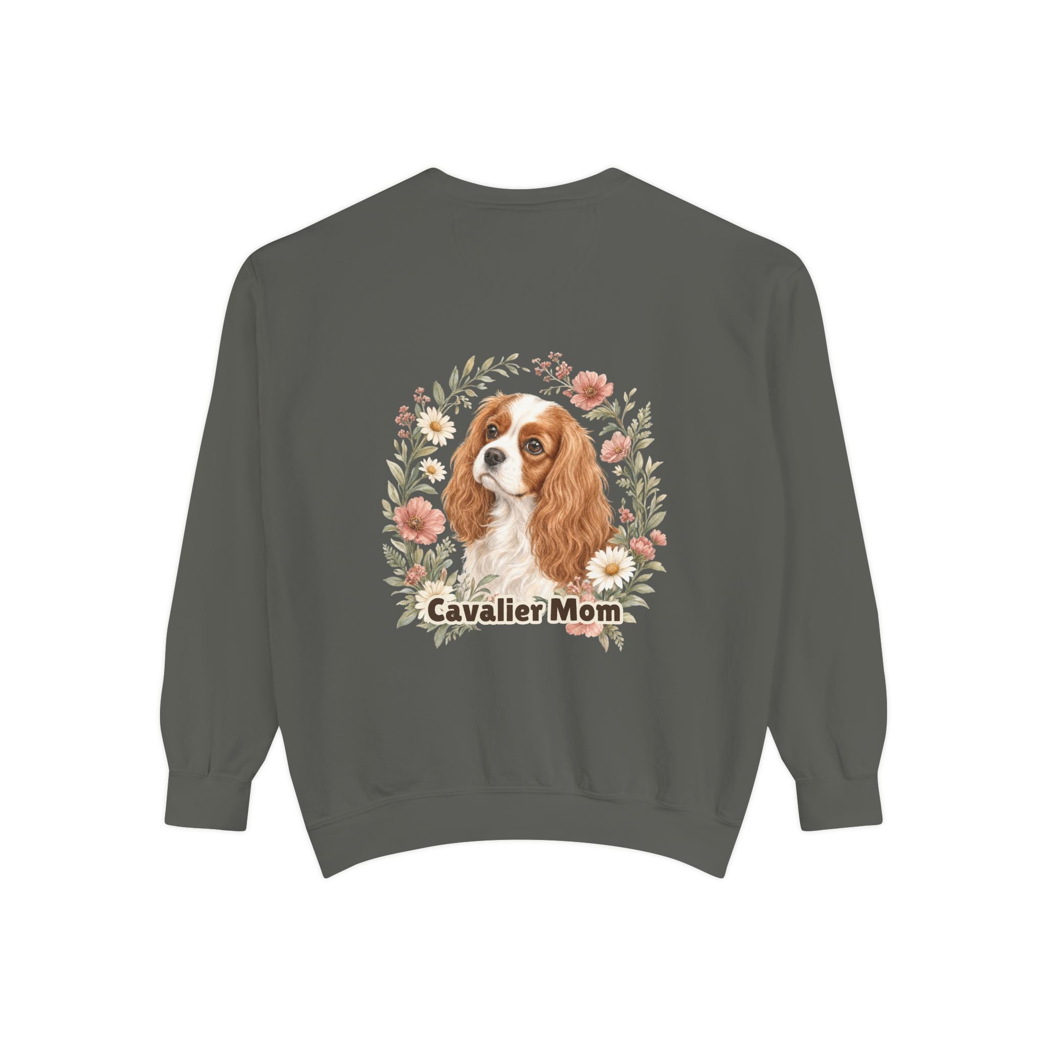 Cavalier Mom Shirt, Cavalier King Charles Spaniel Tee, Dog Mom Gift, Wildflower Dog Lover Sweatshirt