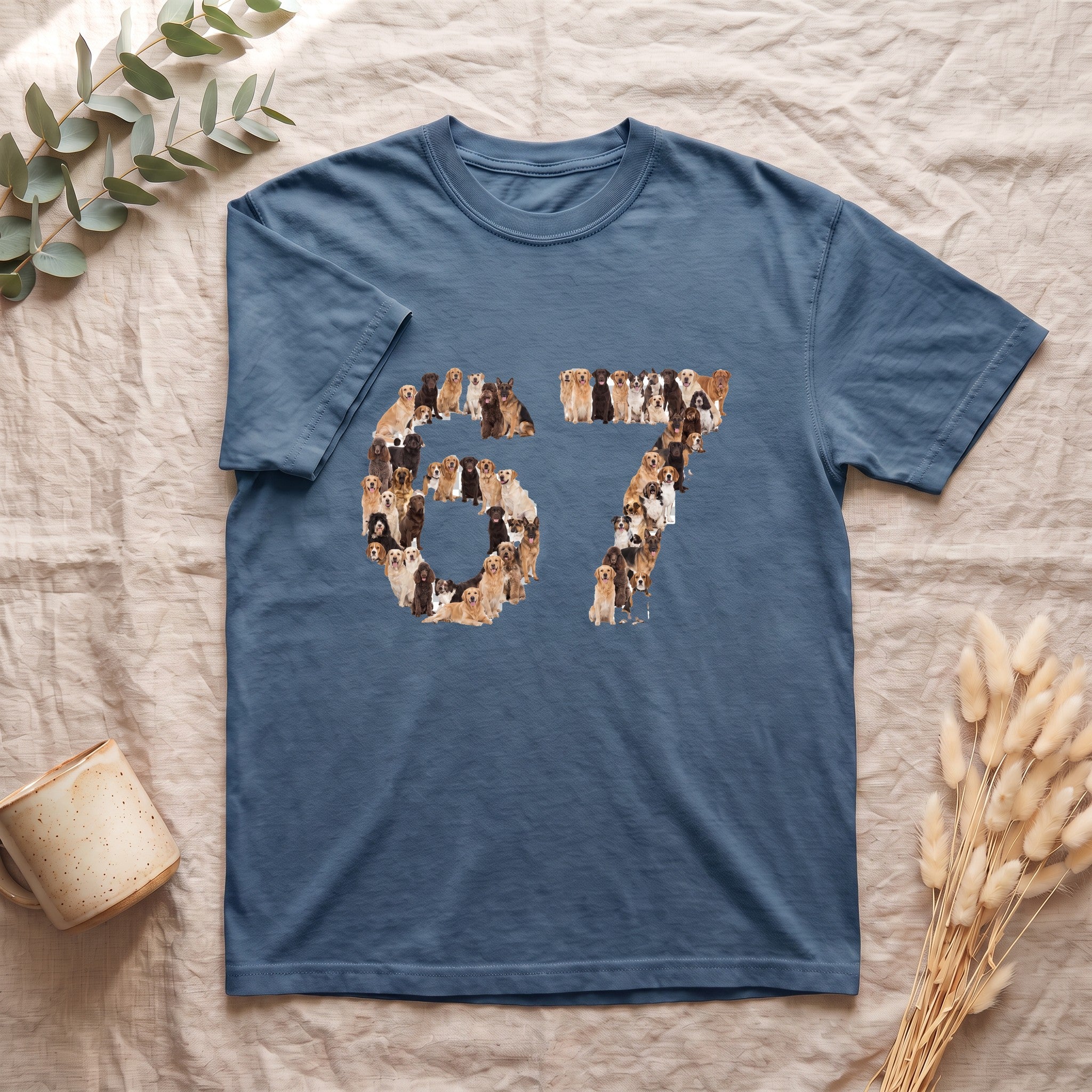 67 Dogs Shirt, Funny 67 Meme Dog Tee, Trendy Dog Number Gift, Dog Lover Sweatshirt