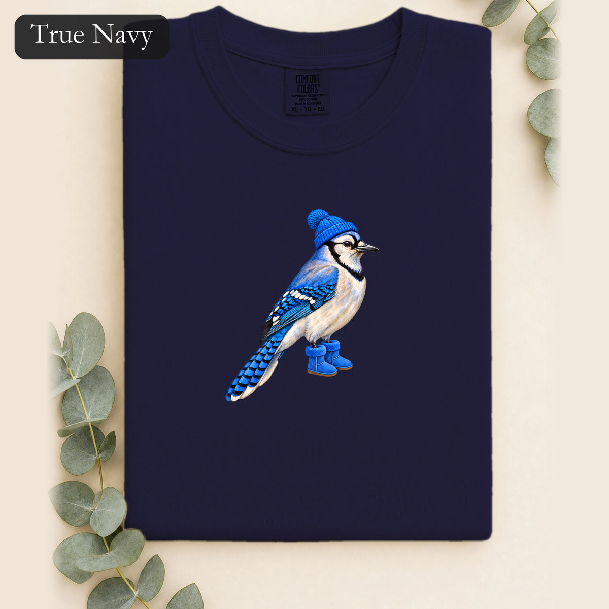 Blue Jay Illustration Shirt | Bird Graphic, Nature Theme