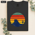 Retro Sunset Desert Shirt, Vintage Cactus Tee, Southwest Nature Gift, 70s Landscape Shirt