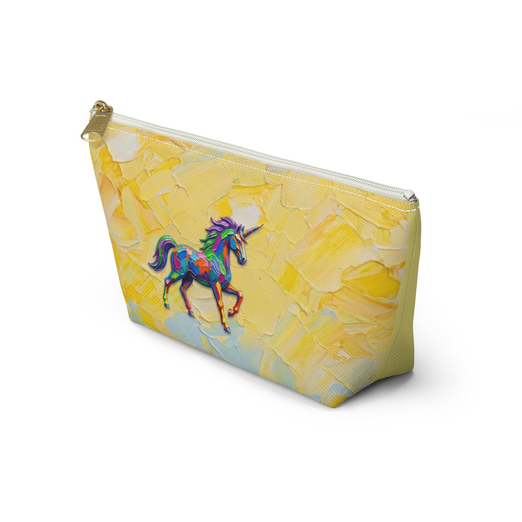 Unicorn Zip Pouch — Colorful Unicorn Makeup Bag & Pencil Case