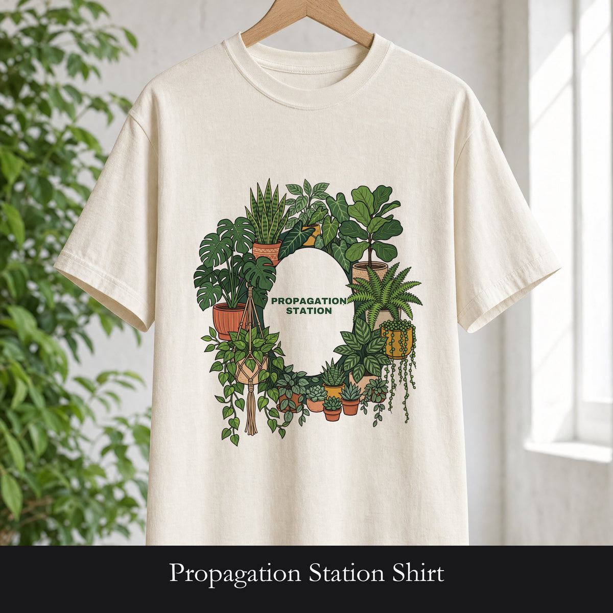 Propagation Station Shirt, Plant Mom Tee, Houseplant Lover Gift, Gardening Plant Sweatshirt