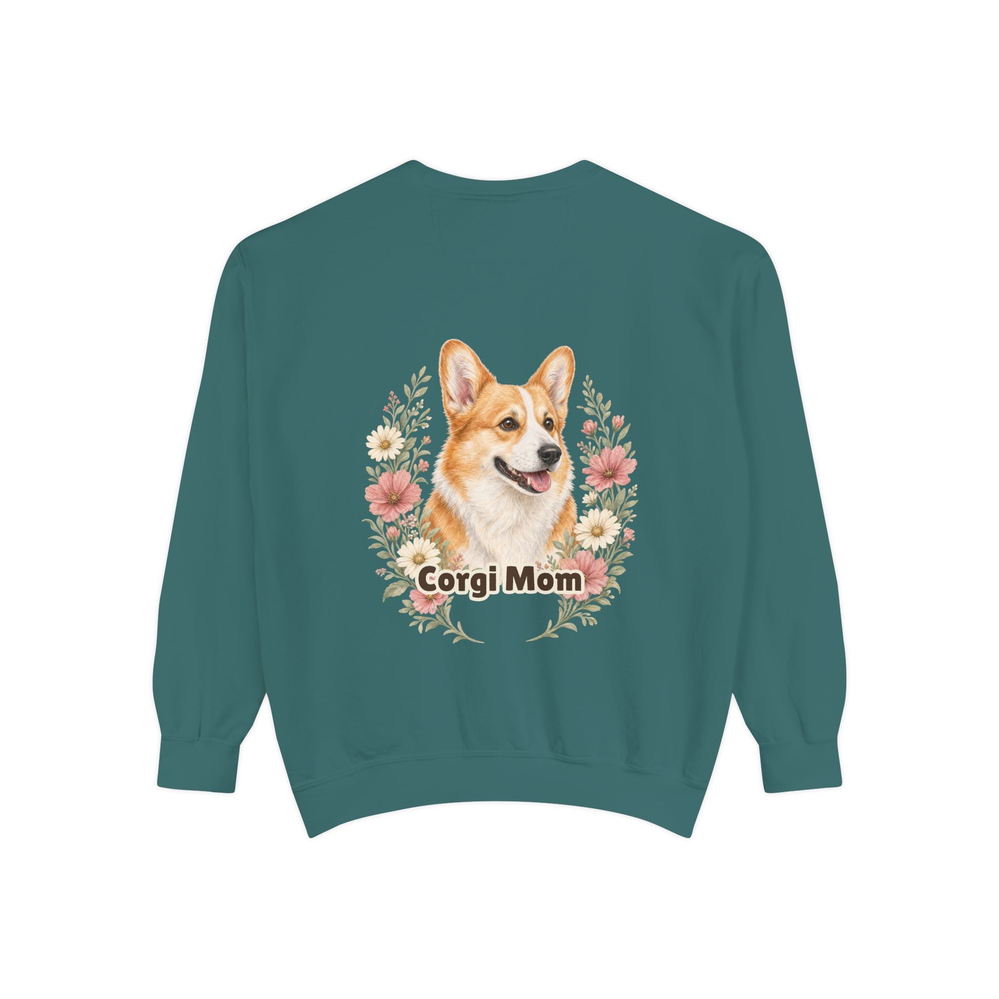 Corgi Mom Shirt, Corgi Mama Tee, Dog Mom Gift, Wildflower Corgi Lover Sweatshirt, Cute Dog Owner Gift