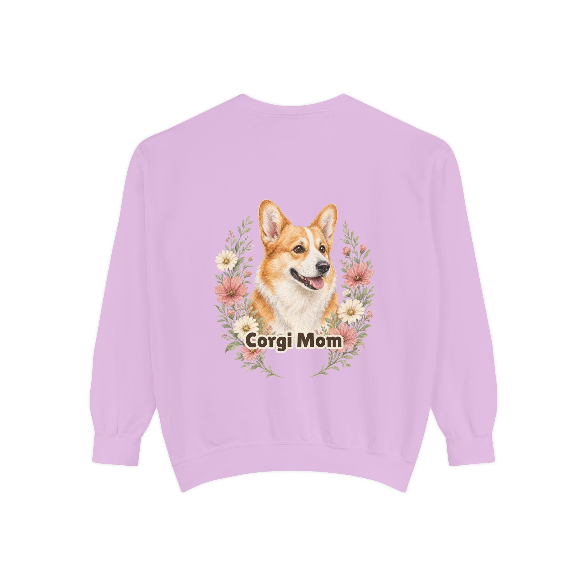 Corgi Mom Shirt, Corgi Mama Tee, Dog Mom Gift, Wildflower Corgi Lover Sweatshirt, Cute Dog Owner Gift