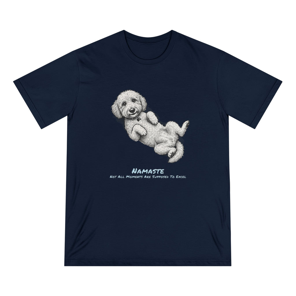 Organic Cotton Namaste Dog T-Shirt — Zen Yoga Dog Lover Tee