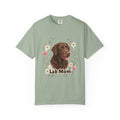 Chocolate Lab Mom Shirt, Labrador Mom Tee, Dog Mom Gift, Wildflower Dog Lover Sweatshirt, Cute Dog Owner Gift