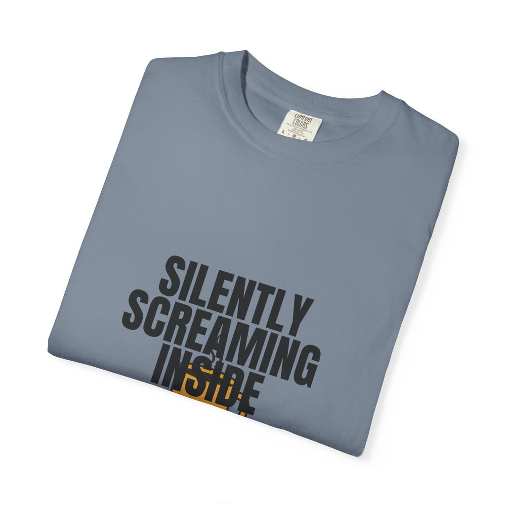 Silently Screaming Inside Shirt, Funny Sarcastic Tee, Coffee Lover Gift, Introvert Humor Sweatshirt
