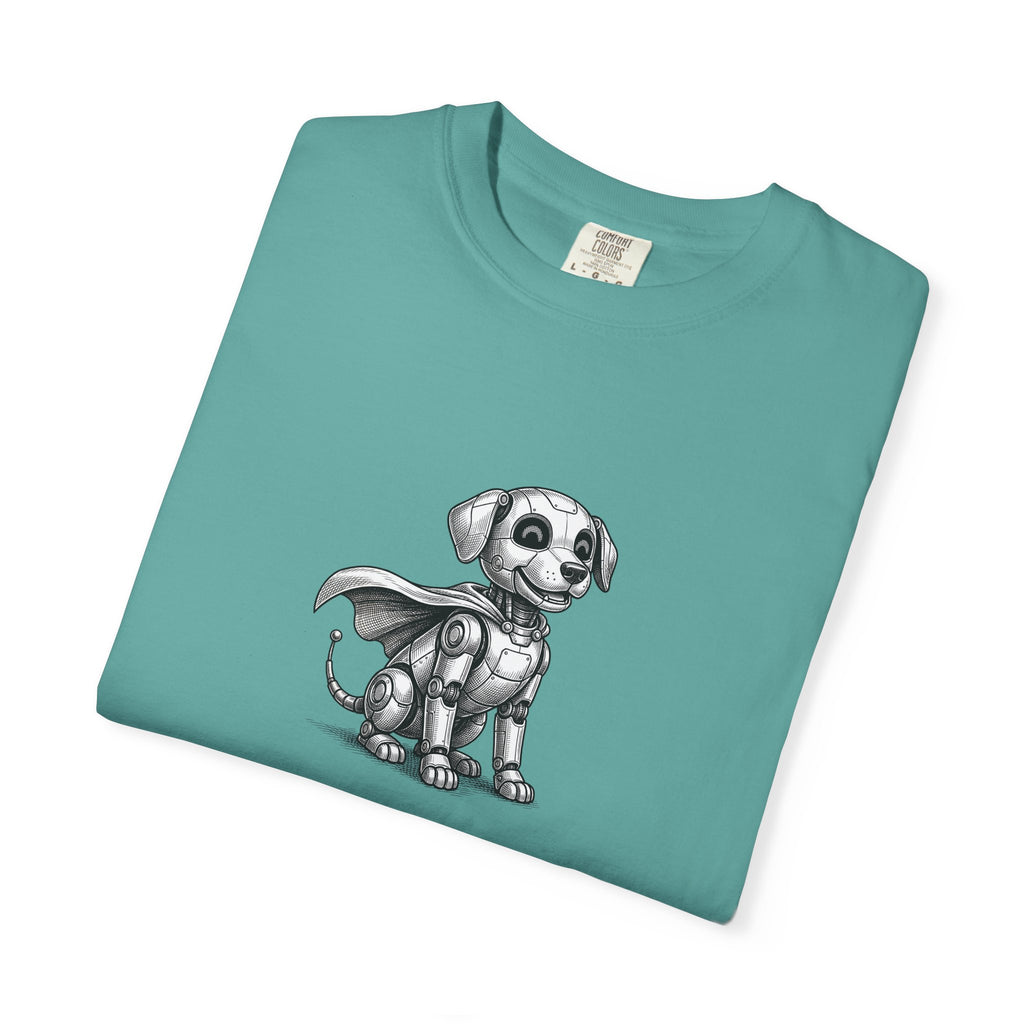 Robot Dog T-Shirt — Waiting for My Human to Reboot, Funny AI Tee