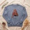 Nope Ghost & Black Cat Sweatshirt, Cozy Halloween Introvert Crewneck, Homebody Ghost Sweatshirt, Funny Spooky Season Cat Lover Gift