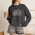 Class of 2027 Mission Completed Sweatshirt | Graduation Crewneck