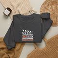 Embroidered Class of 2027 Graduation Clapperboard Graphic Crewneck Sweatshirt | Movie Crew Design