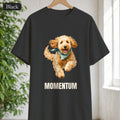 Momentum Goldendoodle Shirt, Running Doodle Dog Tee, Funny Doodle Dog Mom Gift, Painterly Dog Lover Sweatshirt