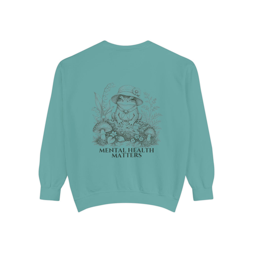 Mental Health Matters Shirt, Cute Frog Tee, Mental Health Awareness Gift, Kawaii Frog Sweatshirt