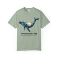 Whale Deep Ocean Graphic T-Shirt — "Into the Deep I Sing" Ocean Graphic Tee