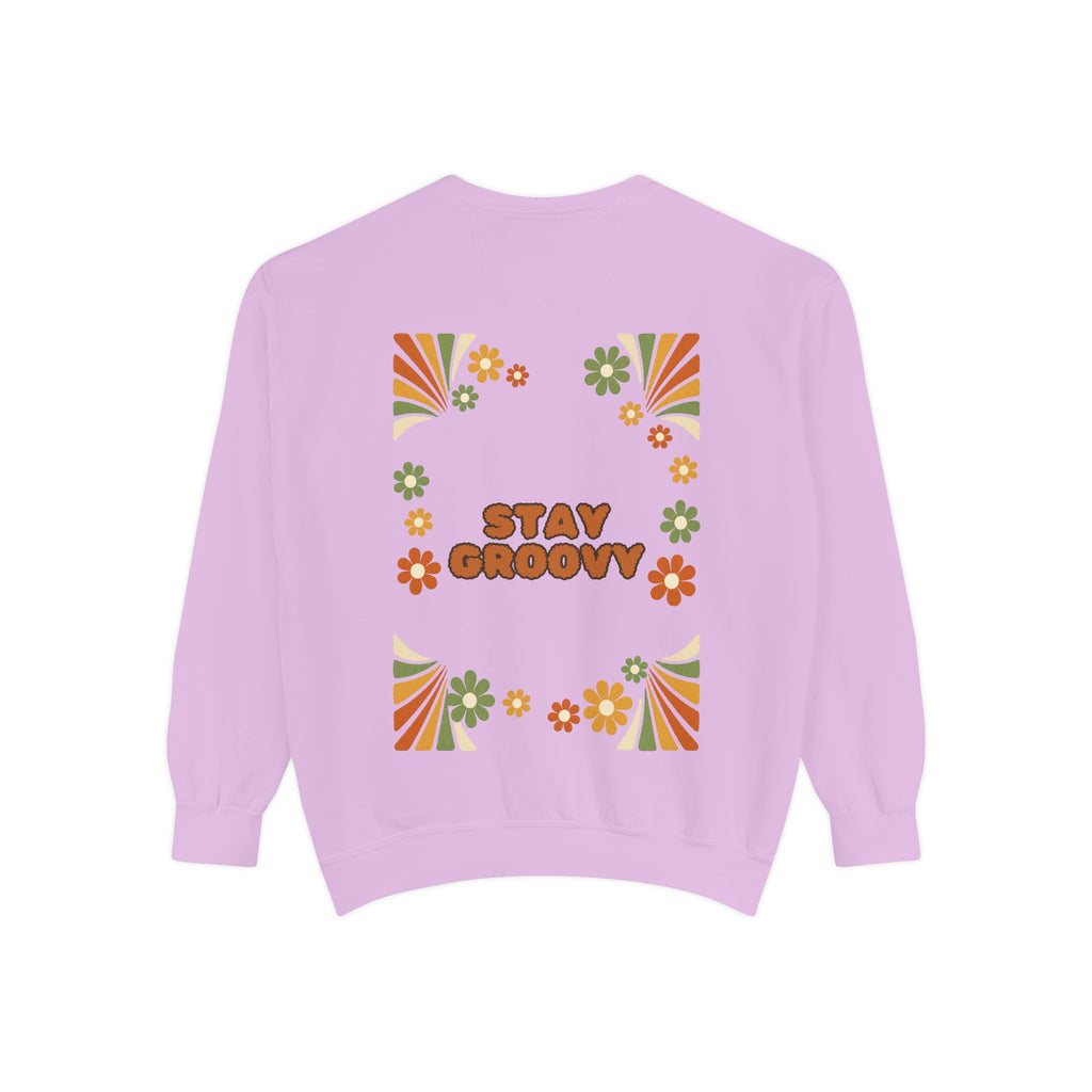 Stay Groovy Shirt, Retro 70s Tee, Groovy Aesthetic Gift, Positive Vibes Sweatshirt