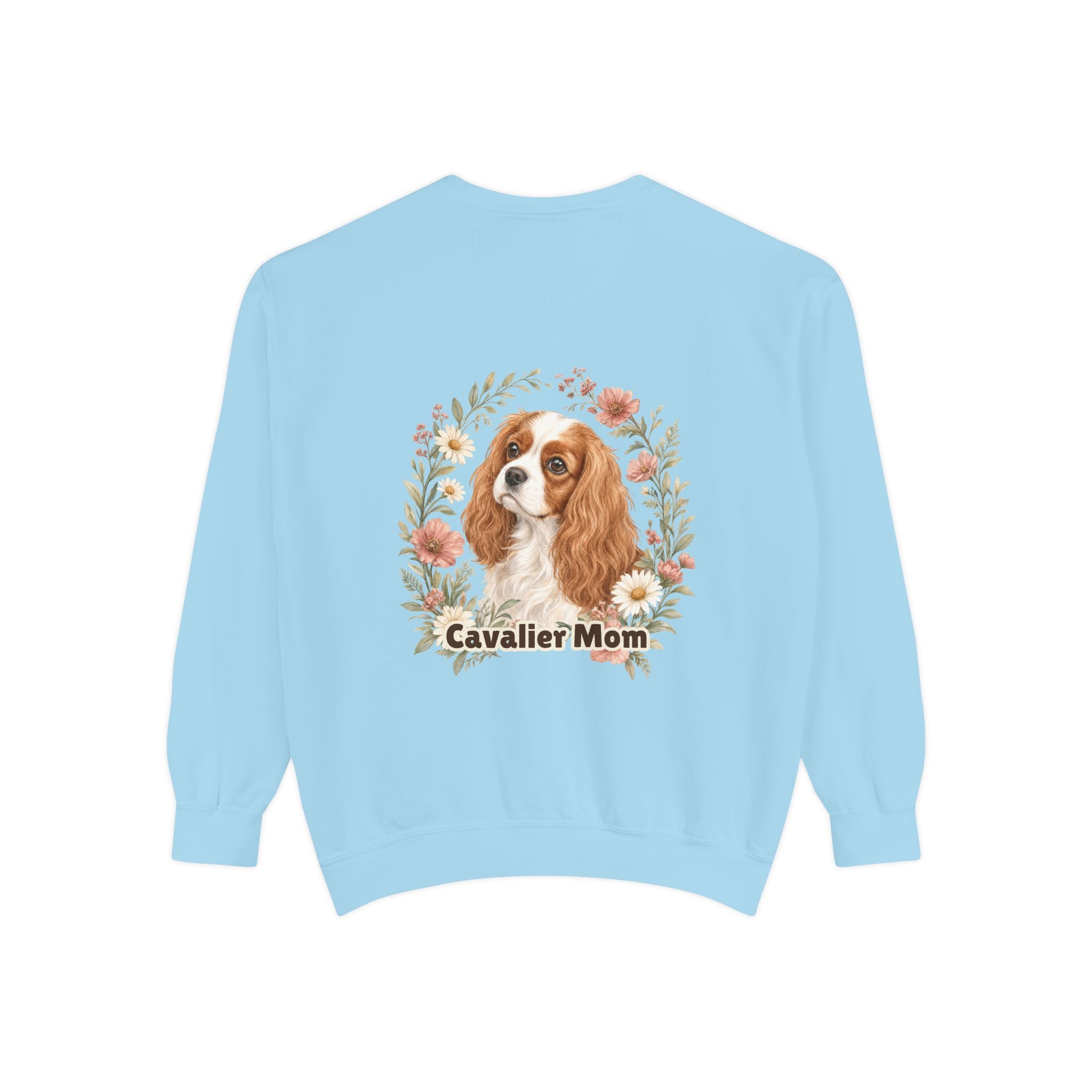 Cavalier Mom Shirt, Cavalier King Charles Spaniel Tee, Dog Mom Gift, Wildflower Dog Lover Sweatshirt