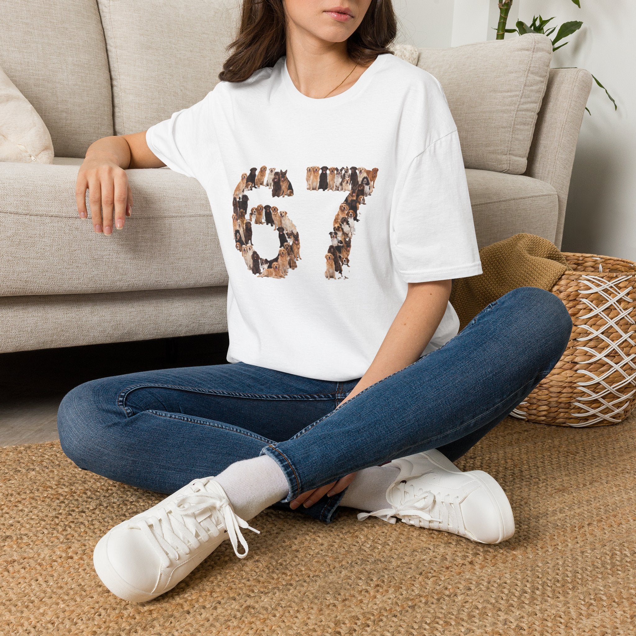 Dogs 67 T-Shirt — Funny 67 Meme Tee for Dog Lovers