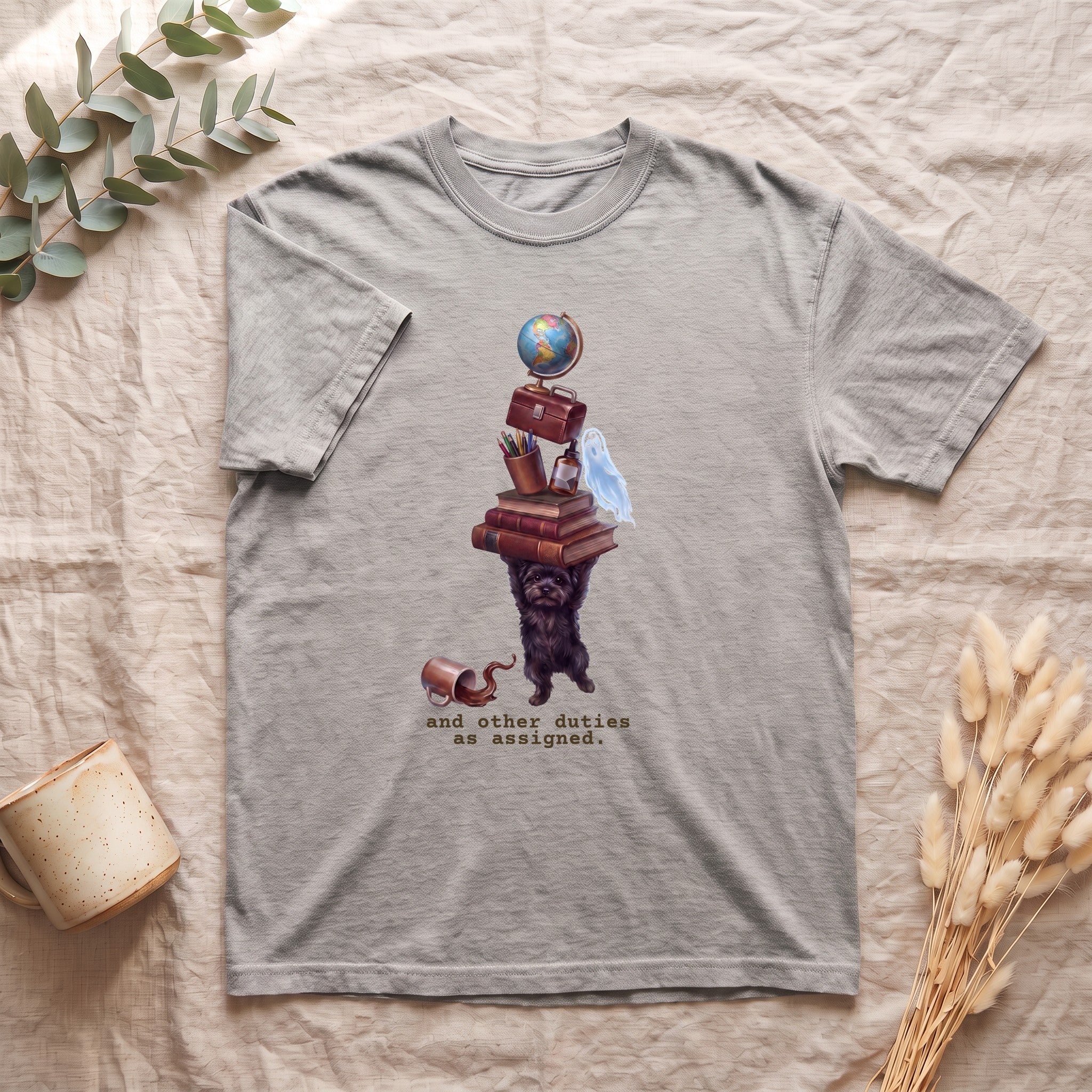 And Other Duties As Assigned Shirt, Funny Paraprofessional Tee, School Staff Dog Tee, Teacher and Teacher Aide Gift