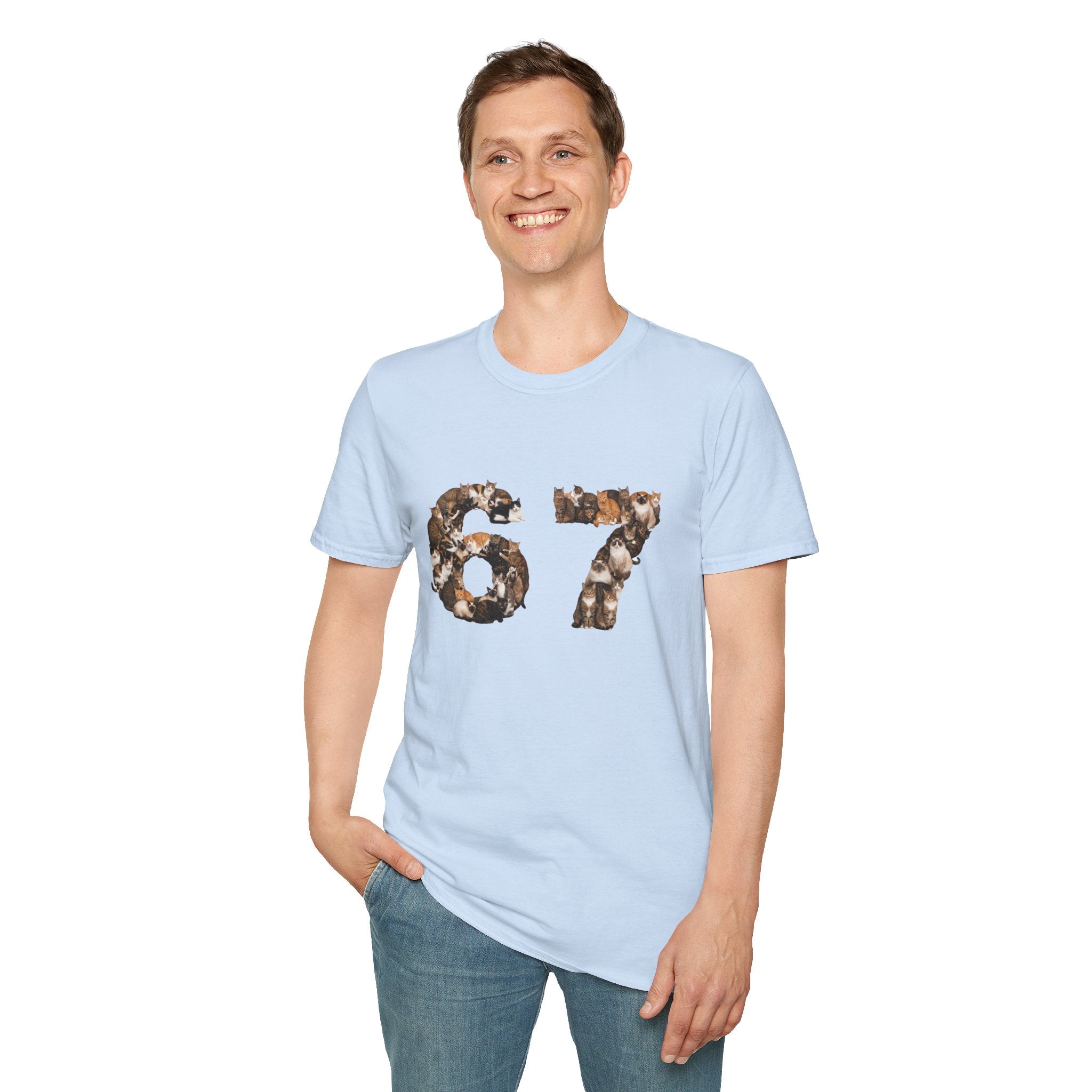 Cats 67 T-Shirt — Funny 67 Meme Tee for Cat Lovers