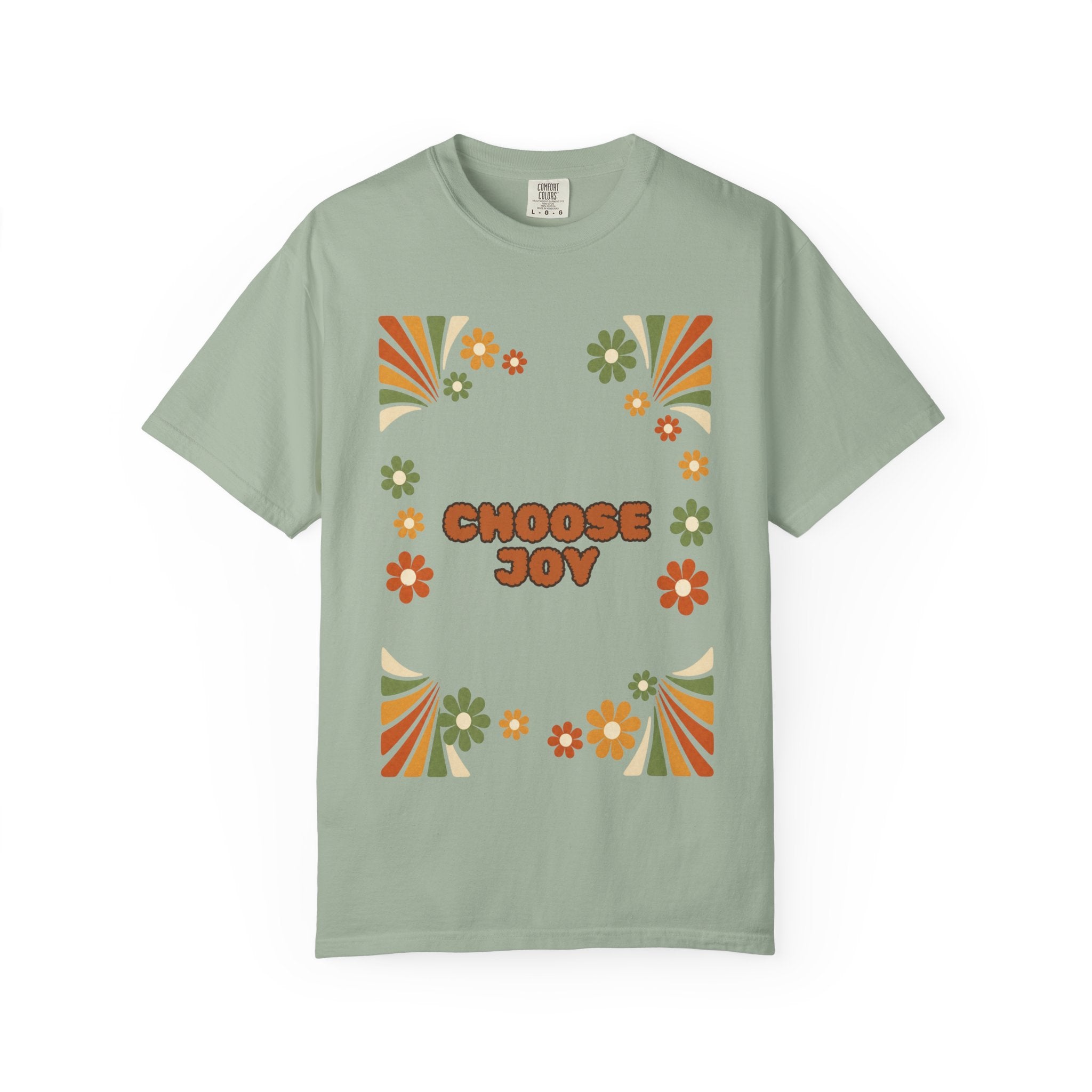 Choose Joy Shirt, Retro Groovy Tee, 70s Aesthetic Gift, Positive Affirmation Sweatshirt