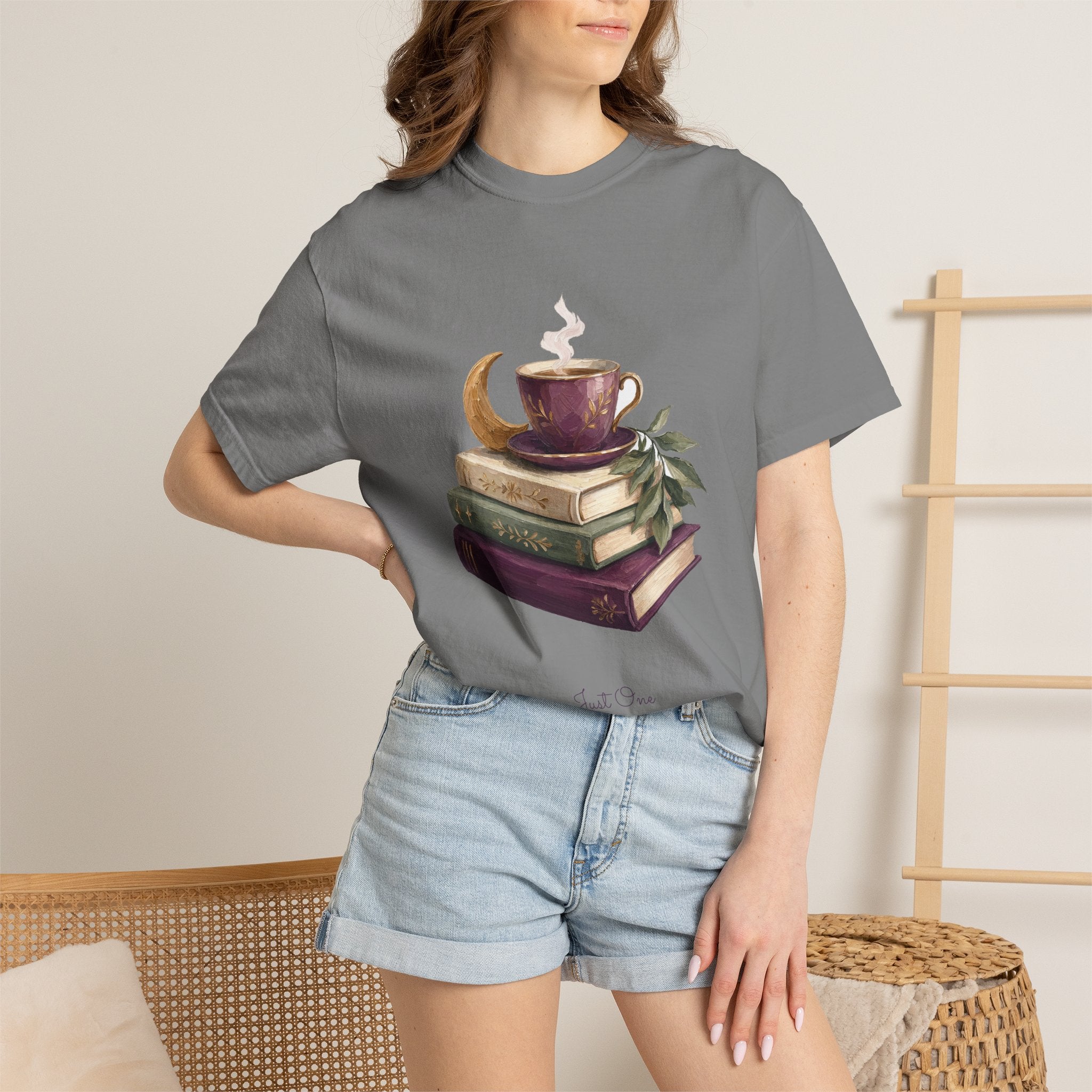 Just One More Chapter Shirt, Bookish Reader Tee, Book Lover Cozy Gift, Painterly Reading Sweatshirt
