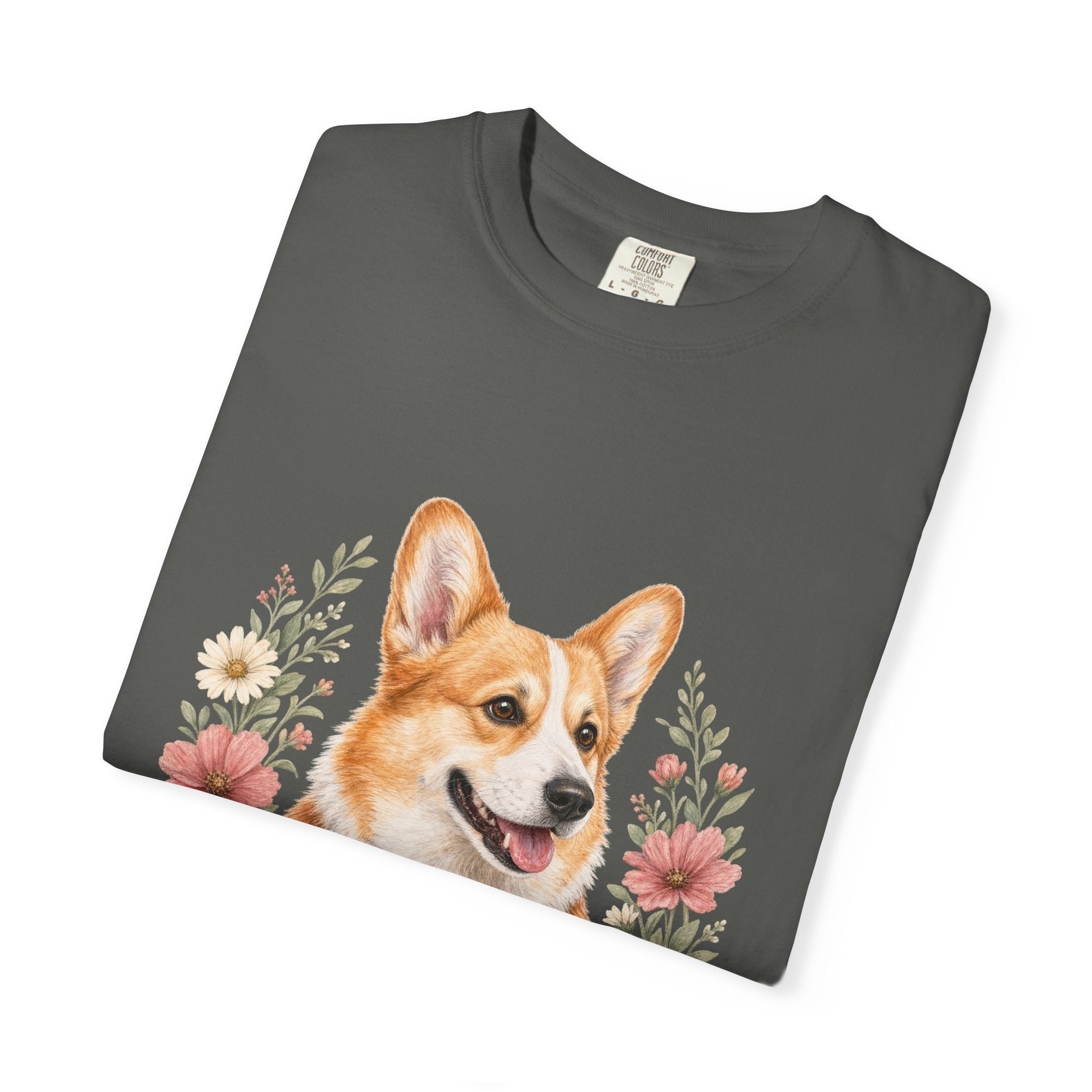 Corgi Mom Shirt, Corgi Mama Tee, Dog Mom Gift, Wildflower Corgi Lover Sweatshirt, Cute Dog Owner Gift