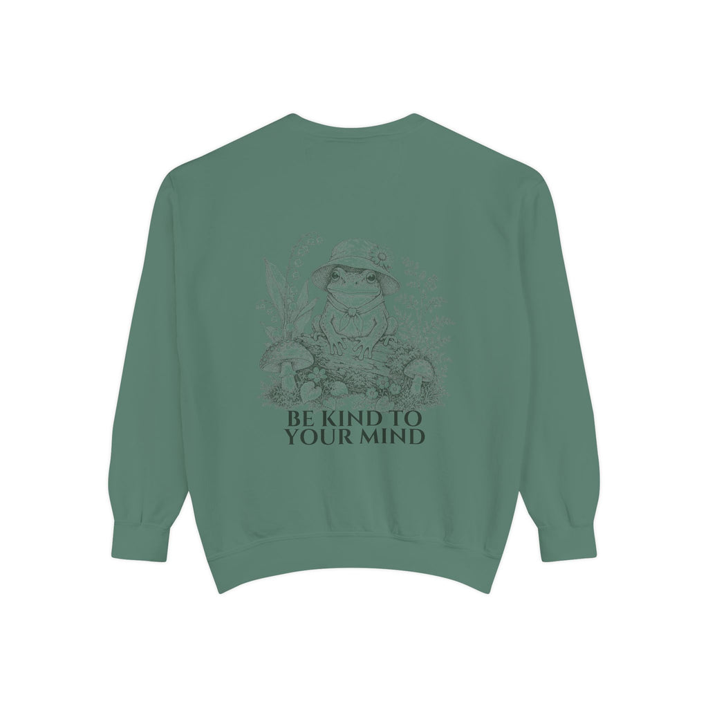 Be Kind To Your Mind Shirt, Cute Frog Tee, Mental Health Awareness Gift, Kawaii Frog Sweatshirt