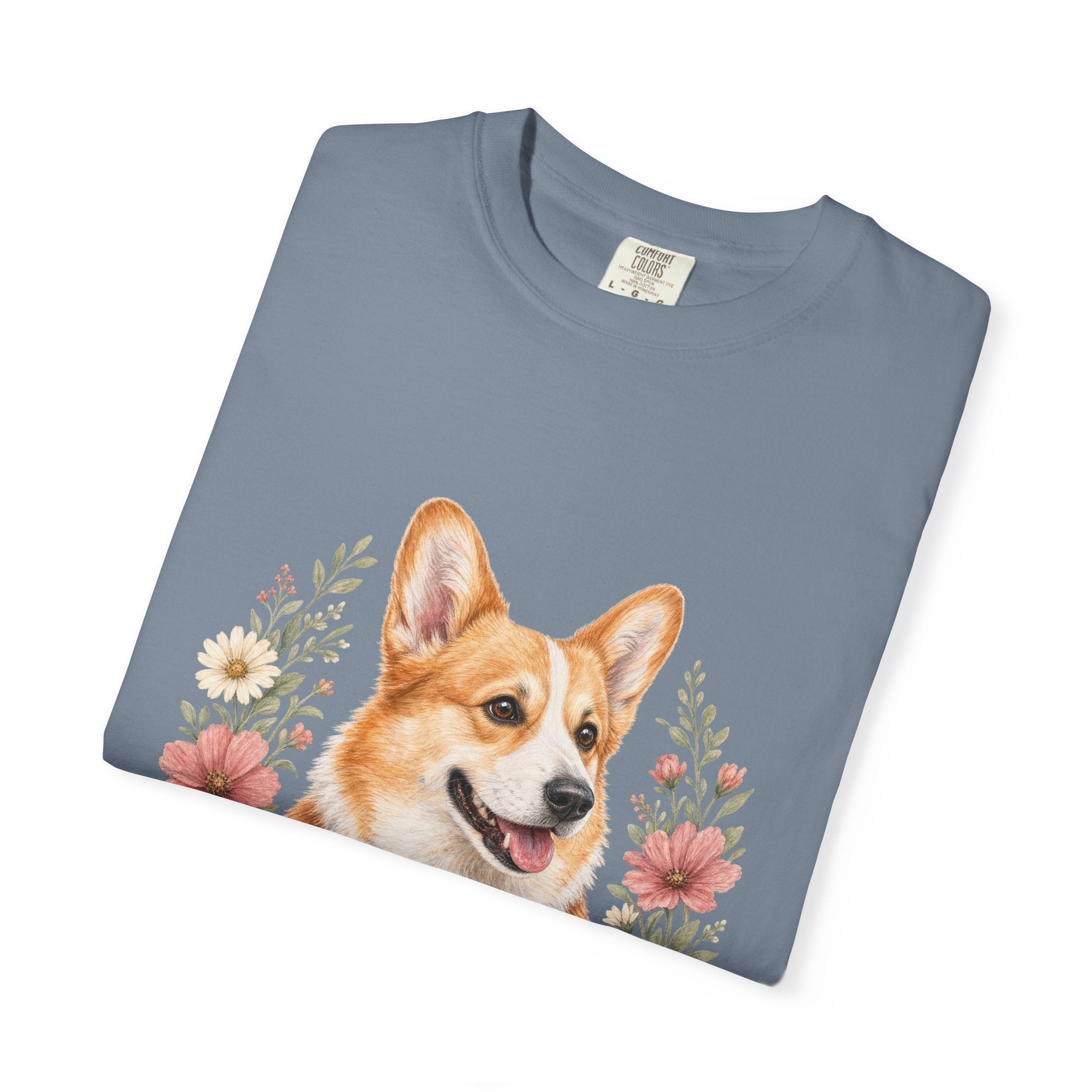 Corgi Mom Shirt, Corgi Mama Tee, Dog Mom Gift, Wildflower Corgi Lover Sweatshirt, Cute Dog Owner Gift