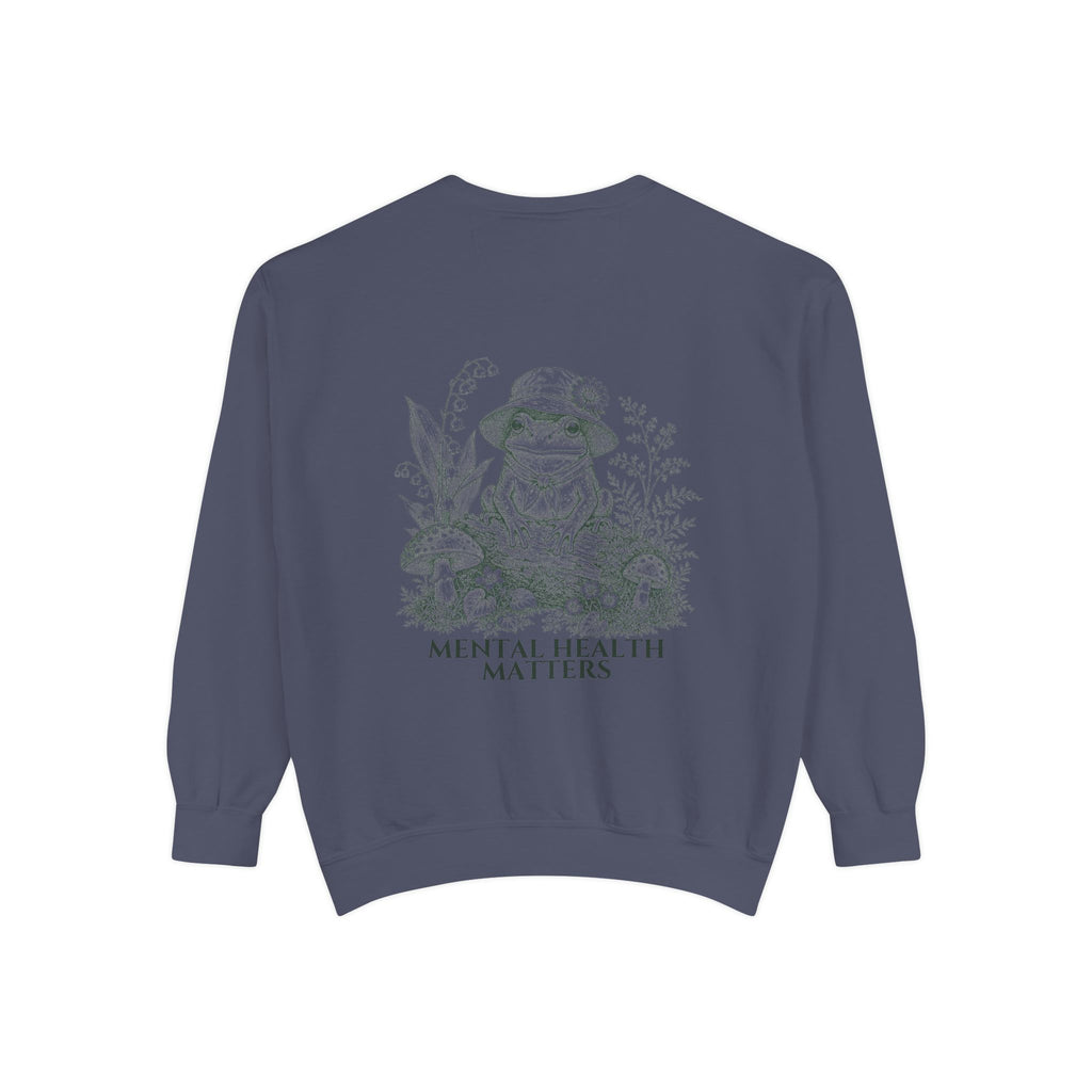 Mental Health Matters Shirt, Cute Frog Tee, Mental Health Awareness Gift, Kawaii Frog Sweatshirt
