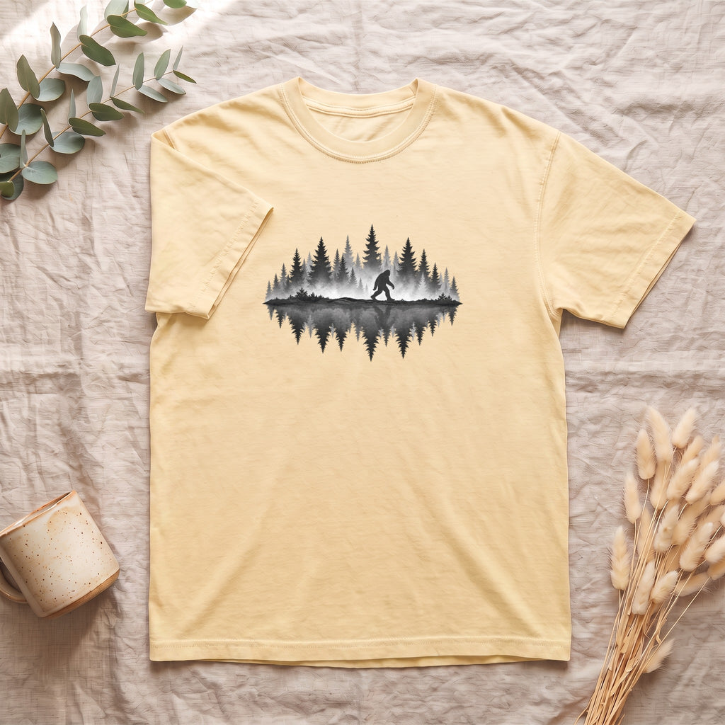 Bigfoot Silhouette Forest Shirt