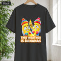 This Weather Is Bananas Shirt, Funny Freezing Banana Tee, Winter Fruit Pun Gift, Cold Weather Humor Sweatshirt