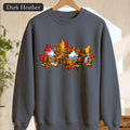 Autumn Maple Leaf Landscape Sweatshirt | Fall Forest Lake Scene