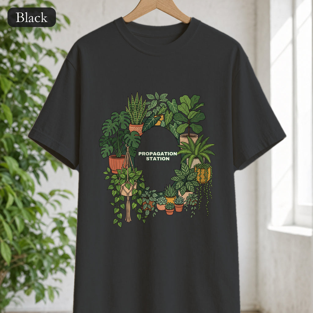 Propagation Station Shirt, Plant Mom Tee, Houseplant Lover Gift, Gardening Plant Sweatshirt