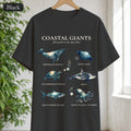 Coastal Giants Ocean Field Guide Shirt, Whale Manta Sea Turtle Tee, Marine Life Ocean Lover Gift, Nautical Sweatshirt