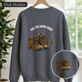 Take the Scenic Route Shirt, Hiking Trail Tee, Outdoor Adventure Nature Gift, Painterly Mountain Sweatshirt