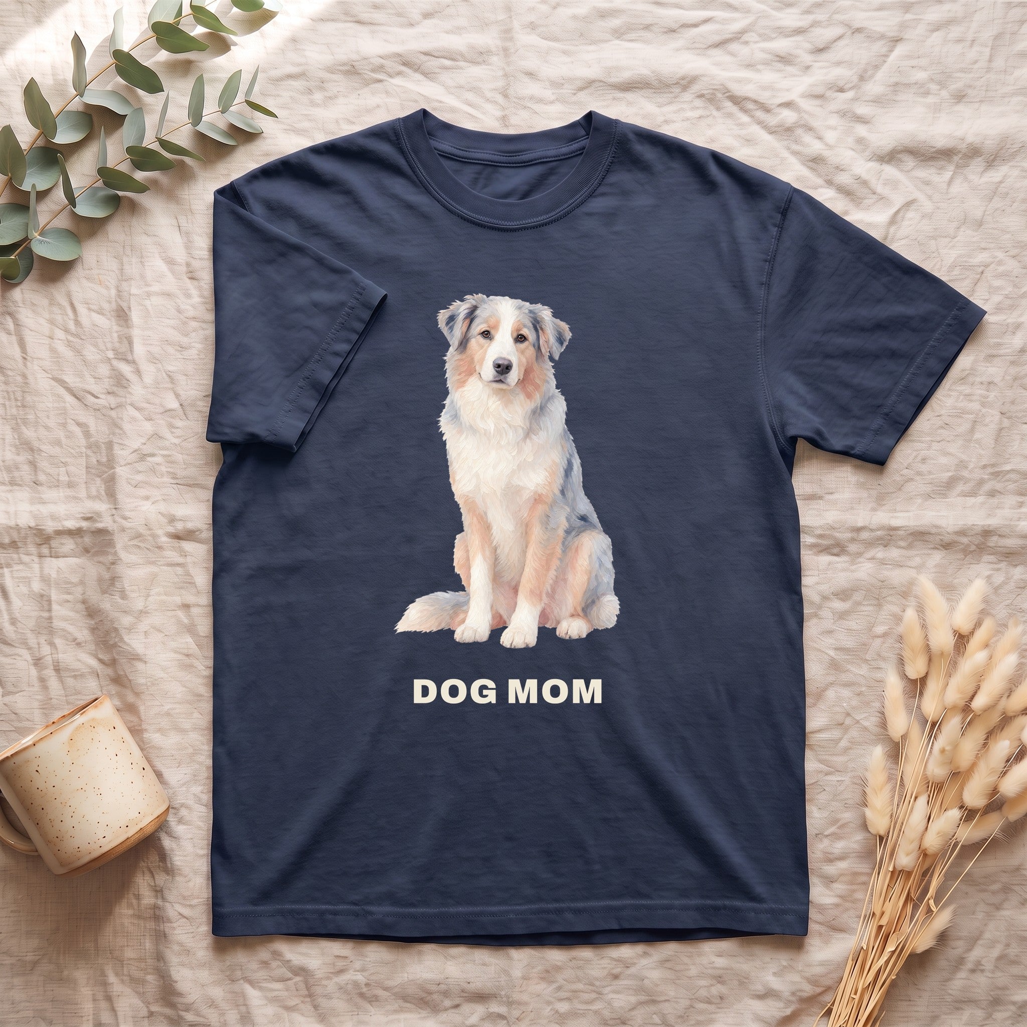 Dog Mom Shirt, Pastel Painterly Dog Tee, Cute Dog Lover Gift, Dog Owner Sweatshirt for Her