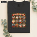The Twelve Cats of Christmas shirt | holiday cat portrait collage