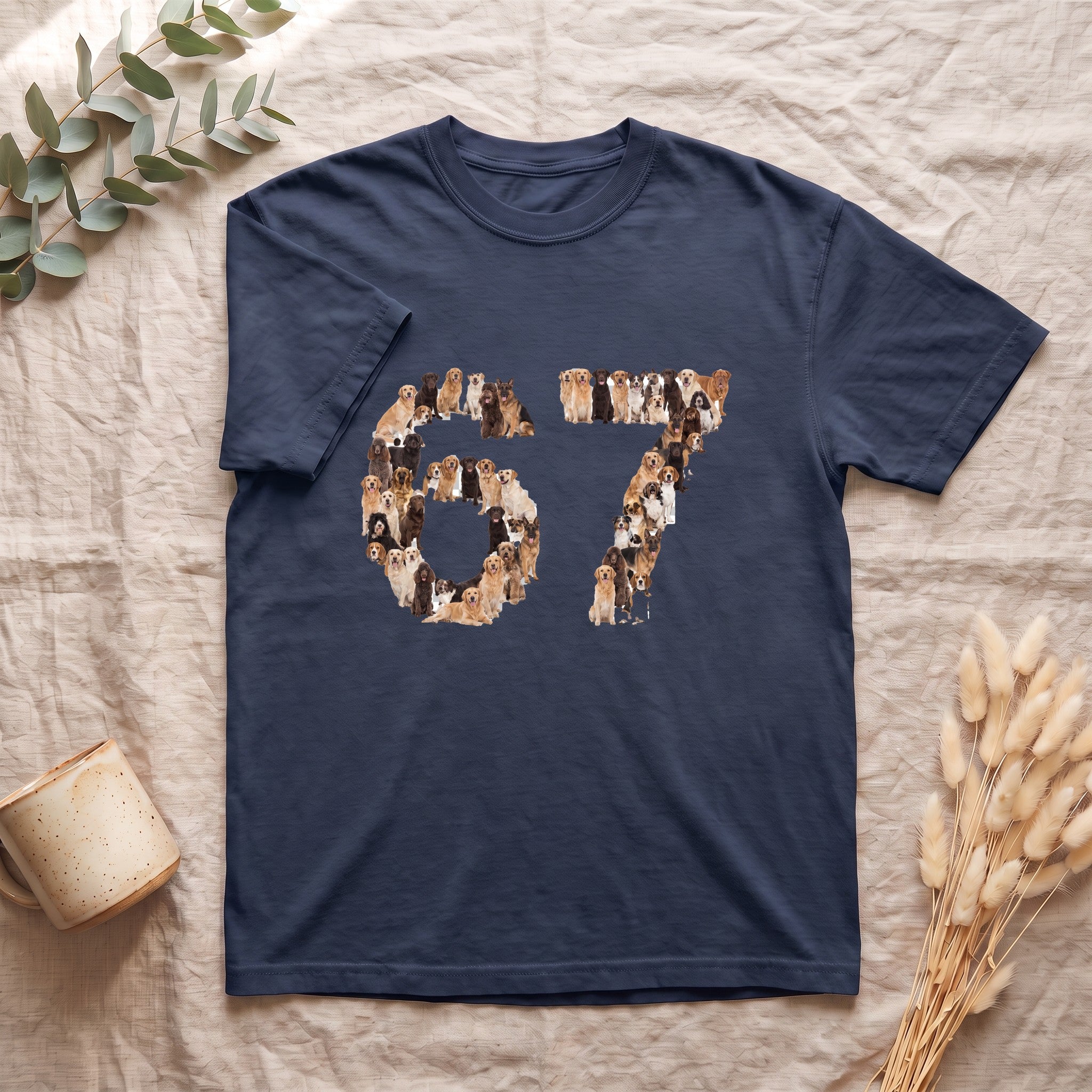 67 Dogs Shirt, Funny 67 Meme Dog Tee, Trendy Dog Number Gift, Dog Lover Sweatshirt