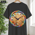 Beach Clock Shirt, Dreamy Coastal Art Tee, Surreal Beach Lover Gift, Summer Ocean Sweatshirt