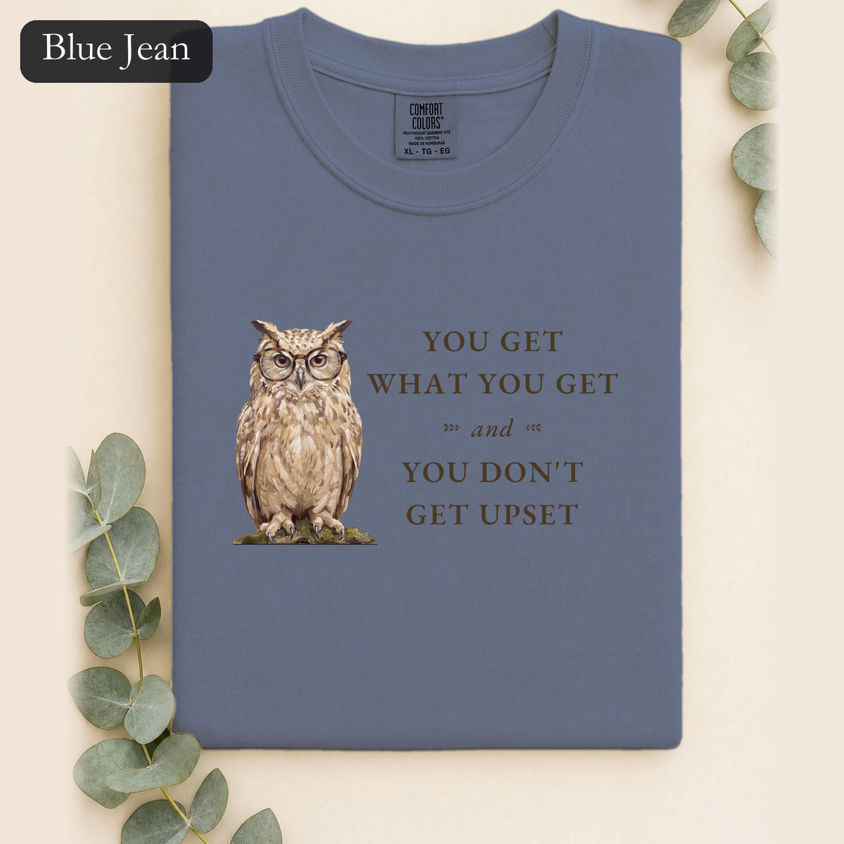 You Get What You Get Shirt, Funny Teacher Owl Tee, Classroom Saying Shirt, Back to School Gift, Preschool Teacher Tee