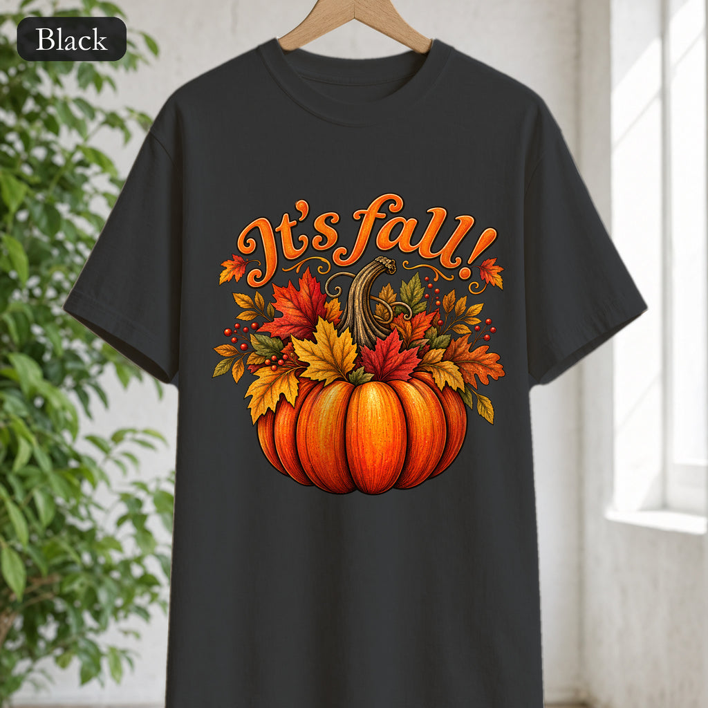 It's Fall Pumpkin Shirt | Autumn Leaves Harvest
