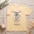 Ocean Life Sketch Shirt, Vintage Marine Animals Tee, Sailor Journal Sea Life Gift, Nautical Ocean Lover Sweatshirt