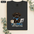 Yorkie PA Reporting For Duty Shirt | Personal Assistant Paw Print