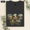 Southwest National Parks Shirt, Desert Badge Tee, Arizona Utah Hiking Gift, Retro Adventure Cactus Sweatshirt