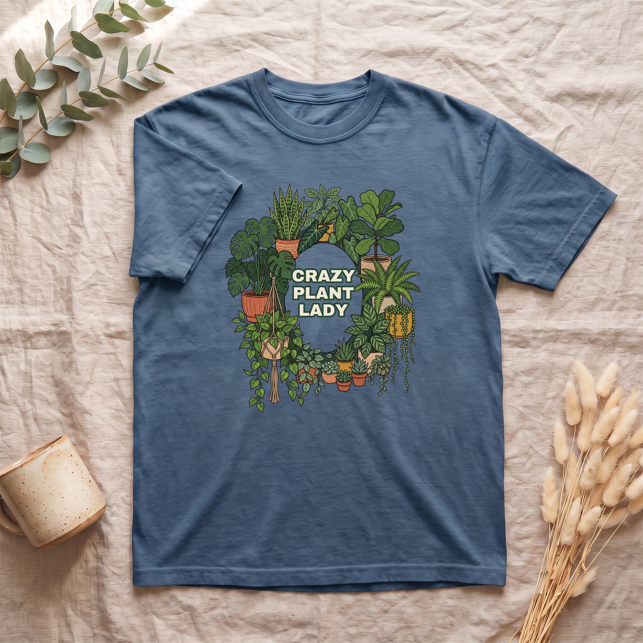 Crazy Plant Lady Shirt, Plant Mom Tee, Houseplant Lover Gift, Gardening Plant Sweatshirt